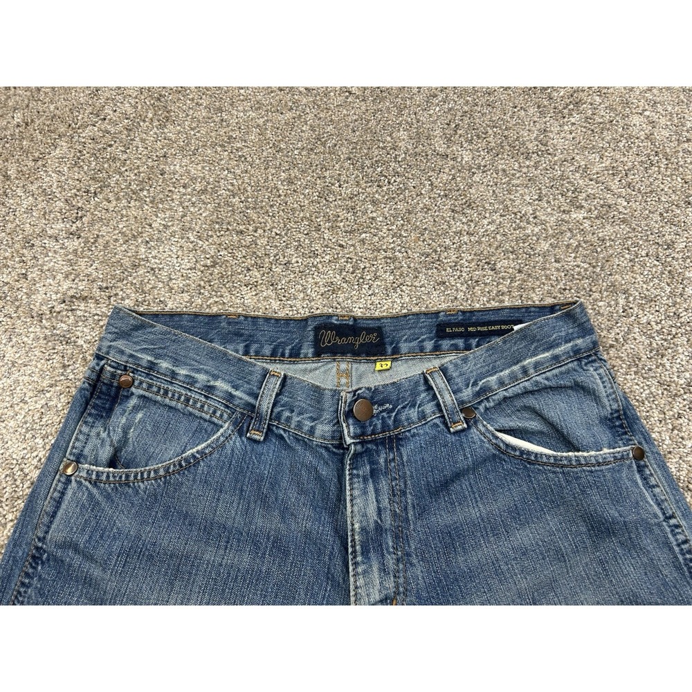 Wrangler "El Paso" Jeans (Made in USA) Mid Rise Easy Boot 32x34 #0121 - Picture 4 of 14